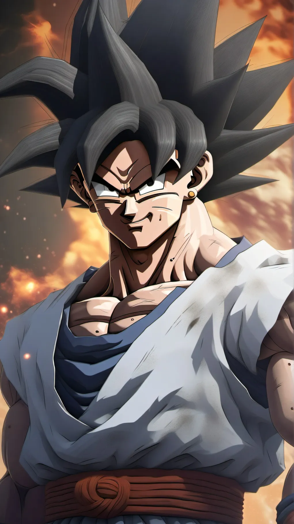 ai character: evil goku background