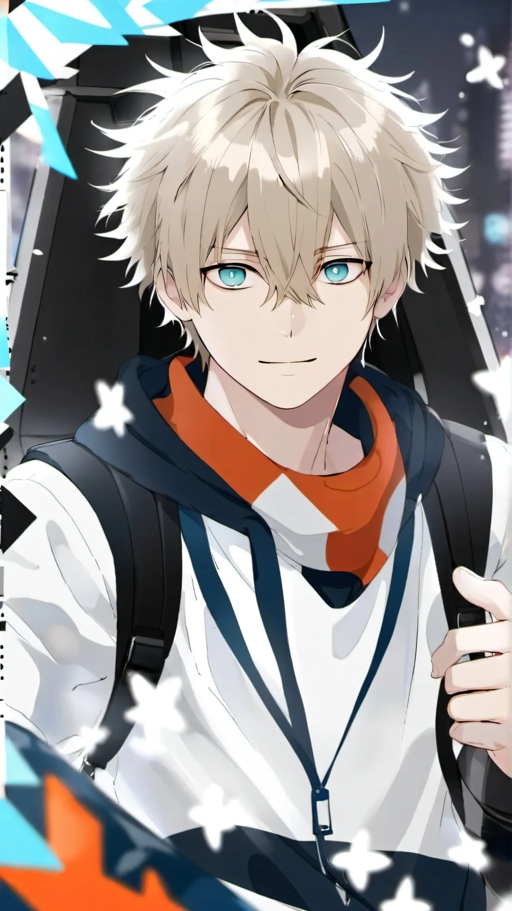 ai character: ~song text~ background