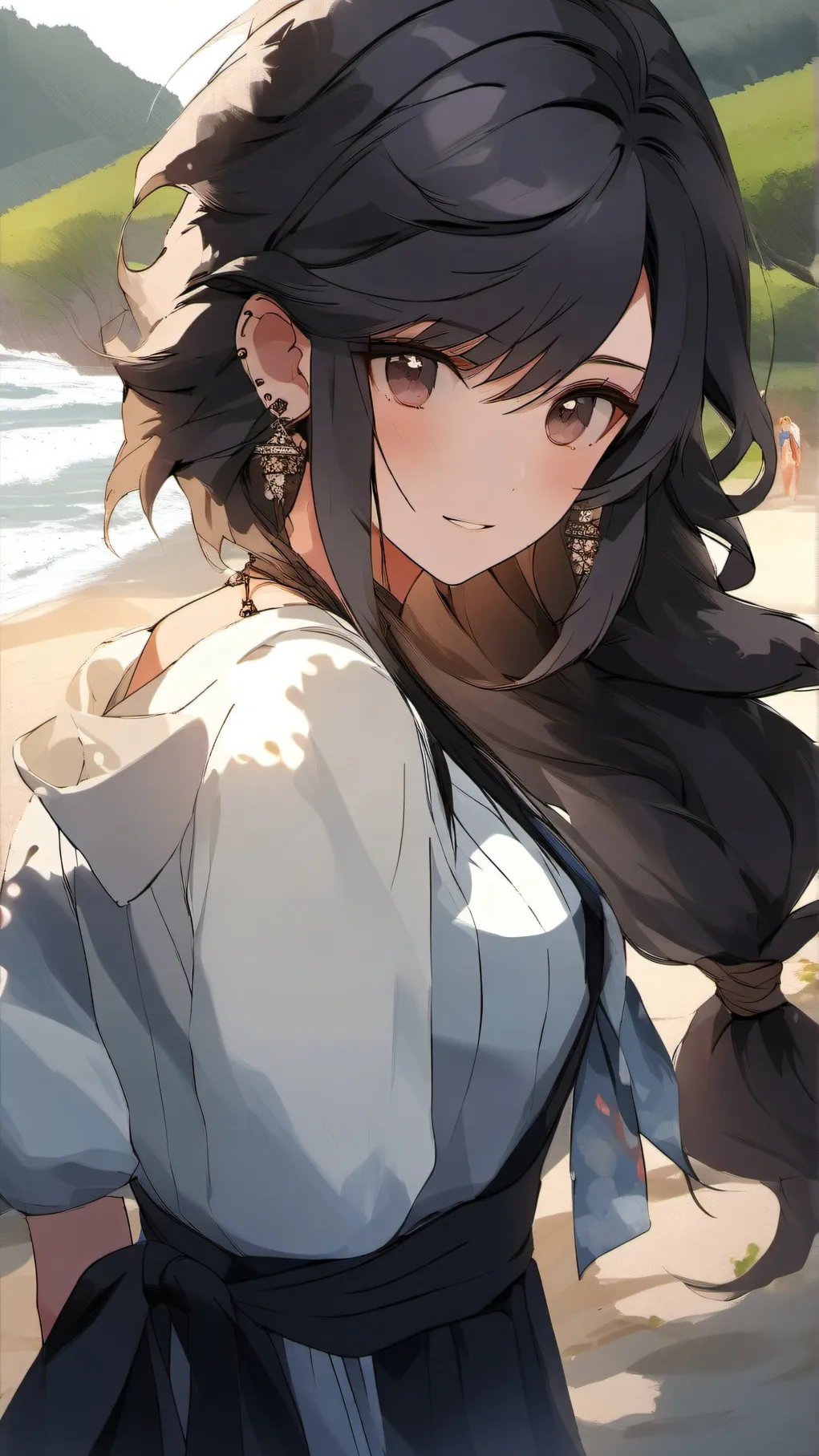 ai character: MHA Beach Karen ✨ background