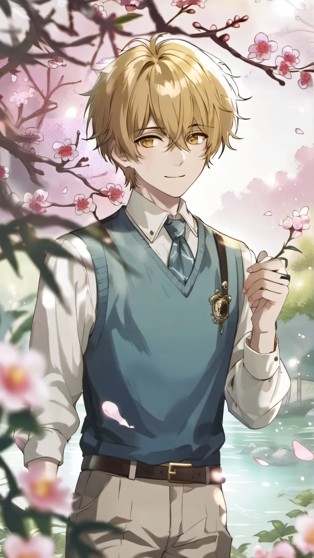 ai character: Leo background