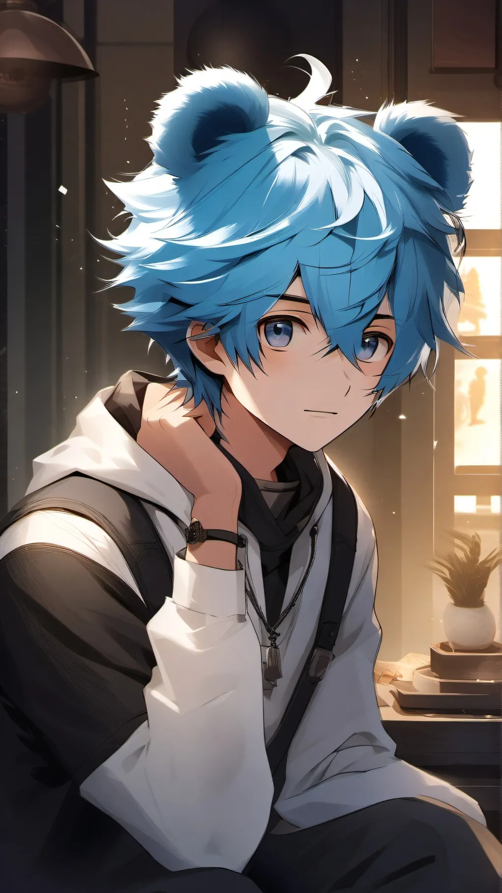 ai character: Sky background