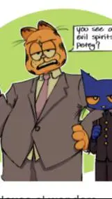 ai character: your Garfield! background