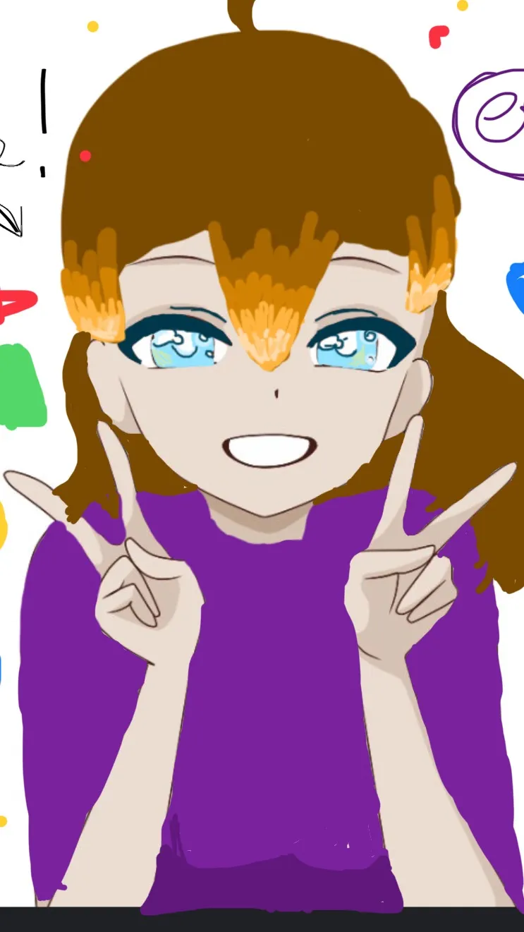 ai character: Happy birthday /me background