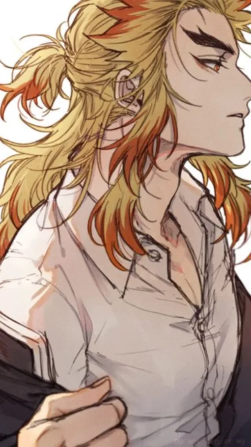 ai character: ♢Kyojuro Rengoku♦ background