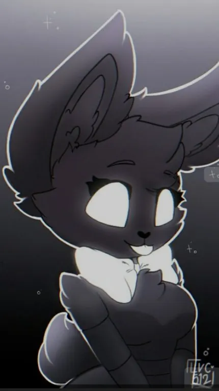 ai character: shadow Bonnie girl background