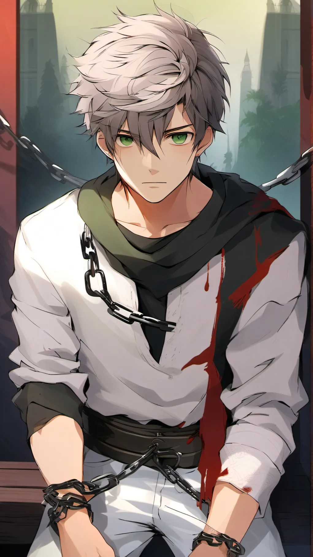 ai character: Kidnapped boy background