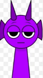 ai character: Durple background