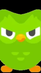ai character: Angry Duolingo background
