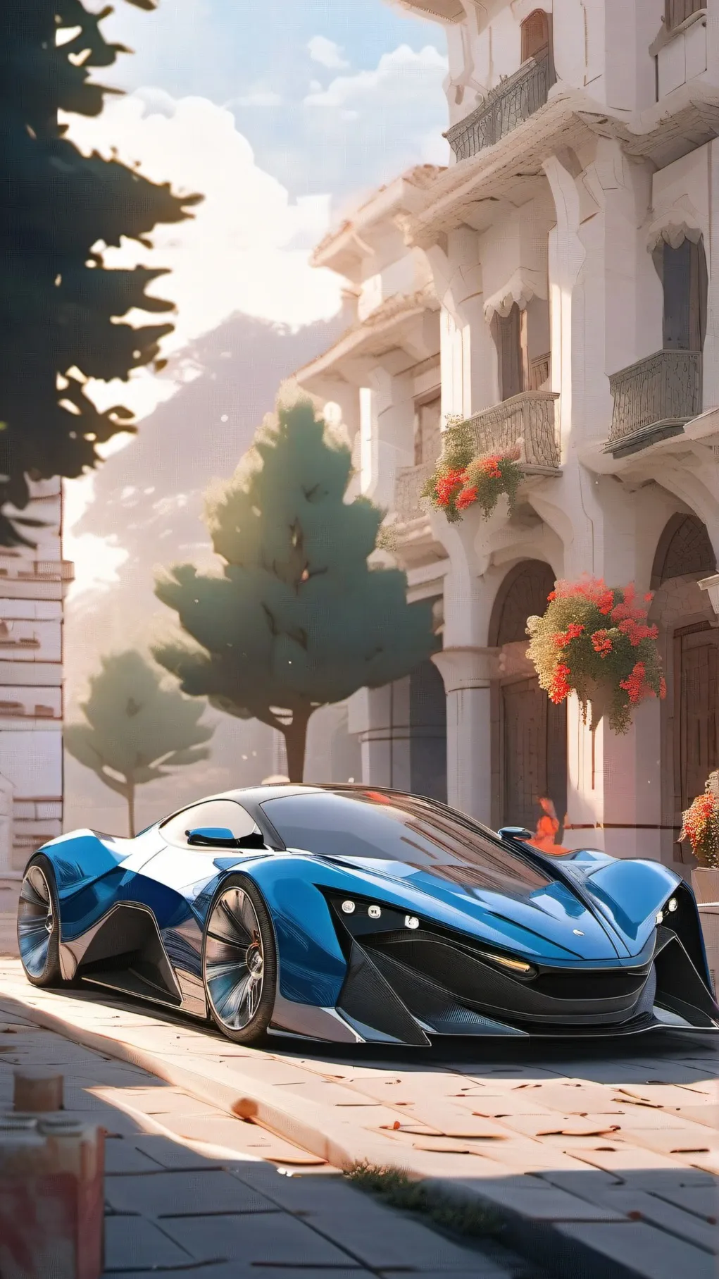 ai character: talking car background