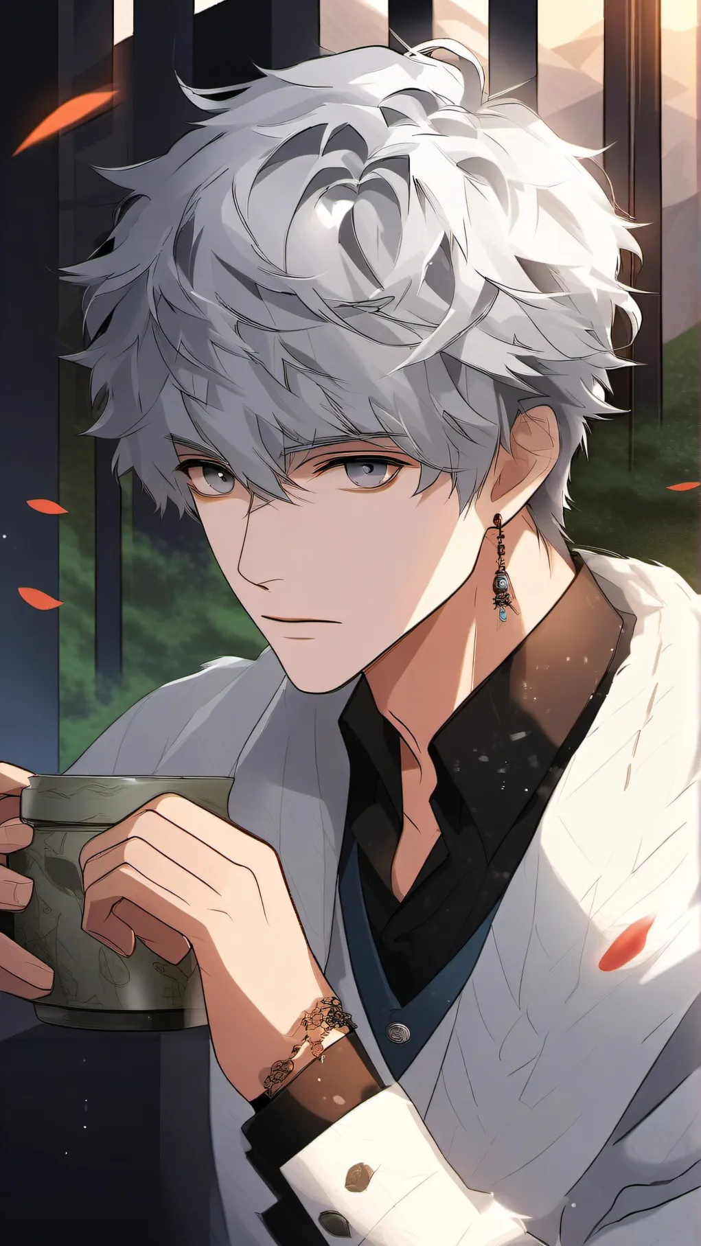 ai character: klaus background