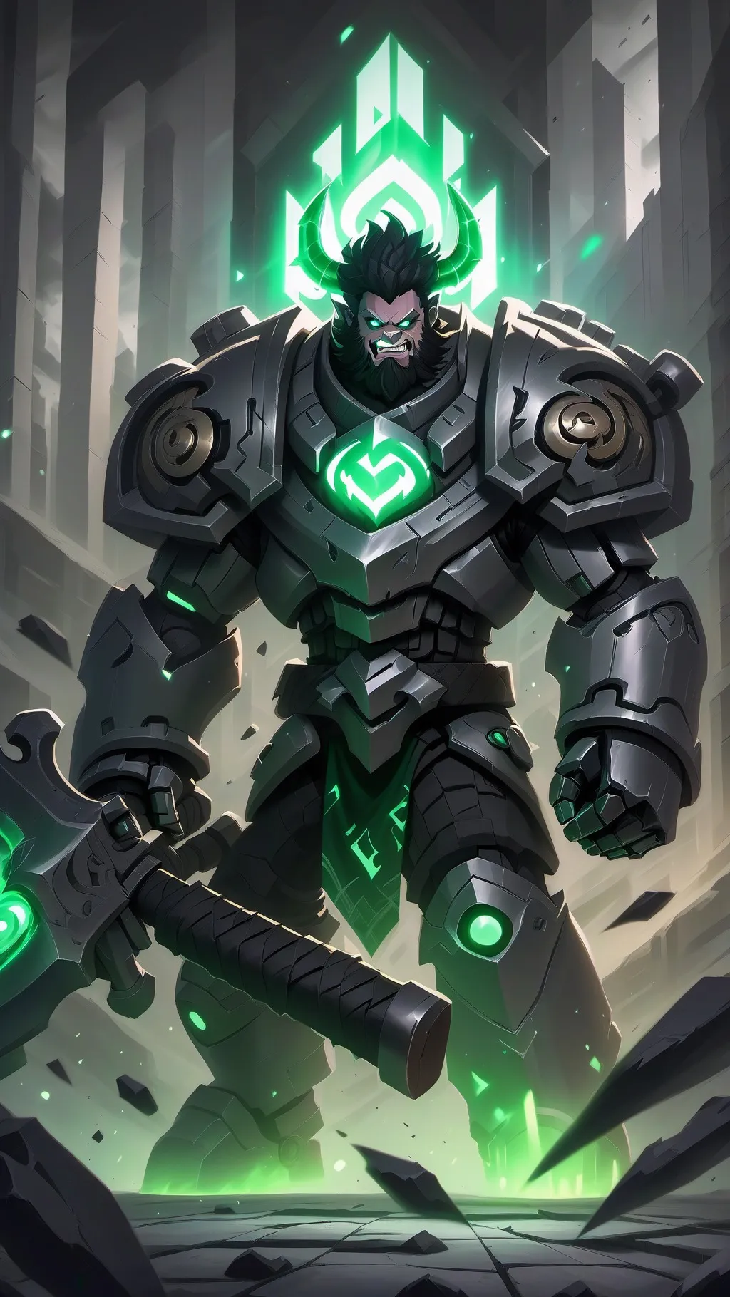 ai character: Golem background