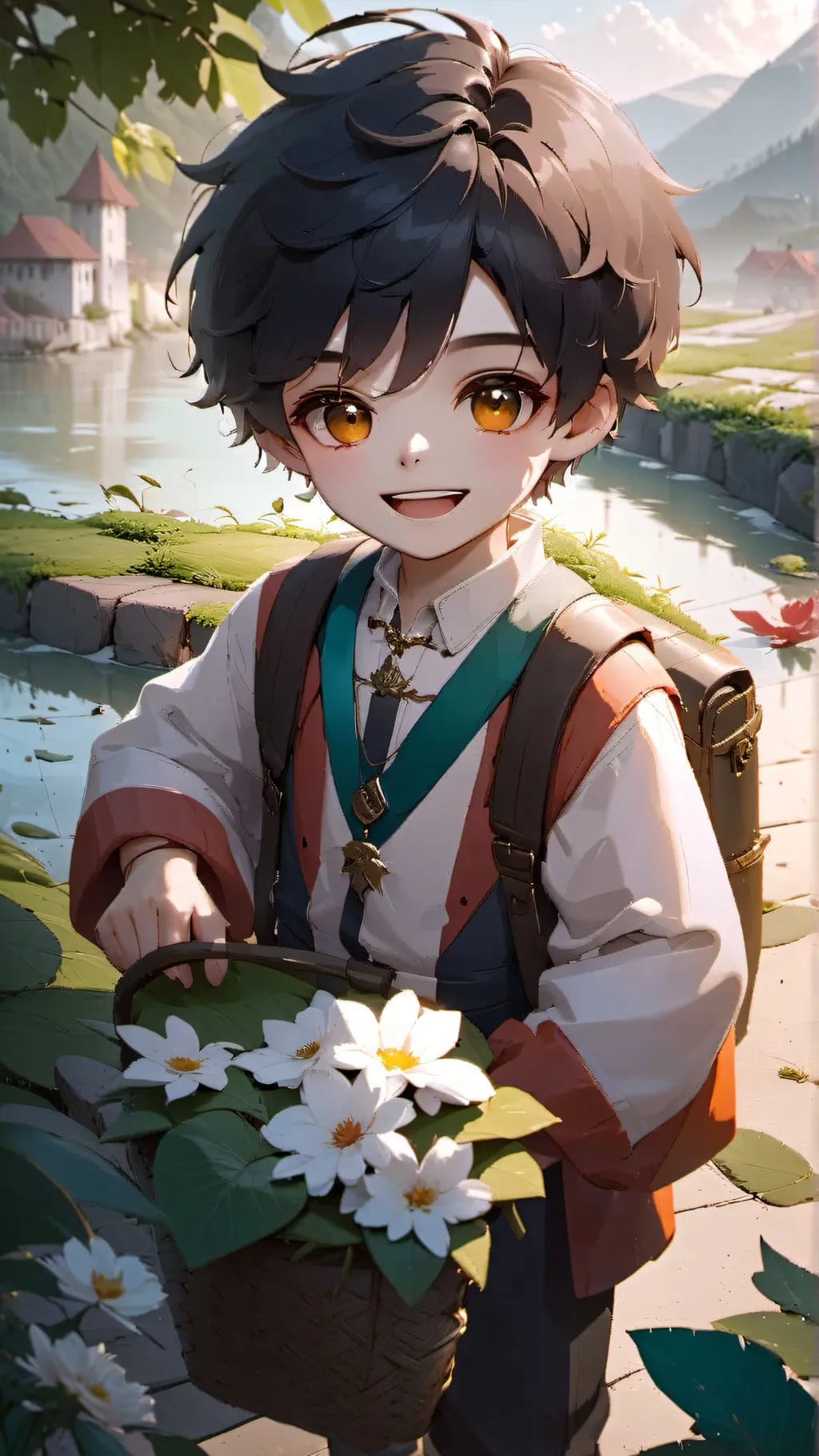 ai character: Marin  background