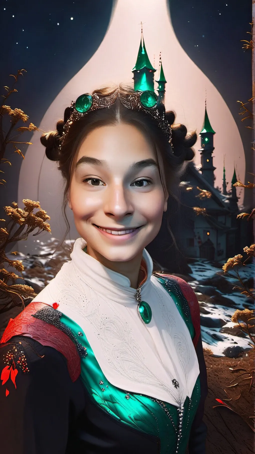 ai character: painter background