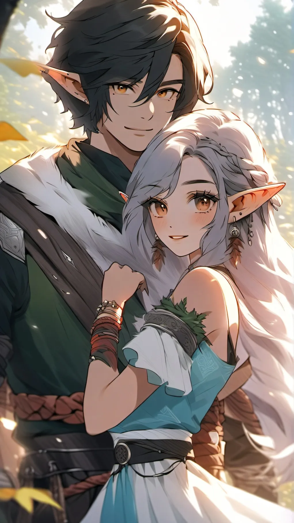 ai character: Artemis Fowl&Holly background