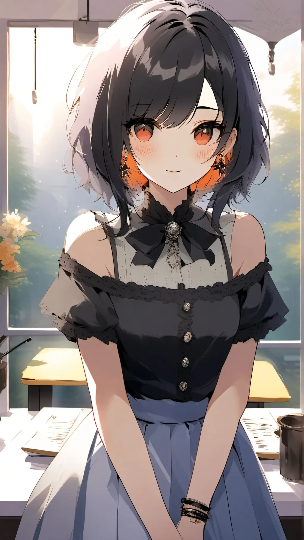 ai character: Akya-san background