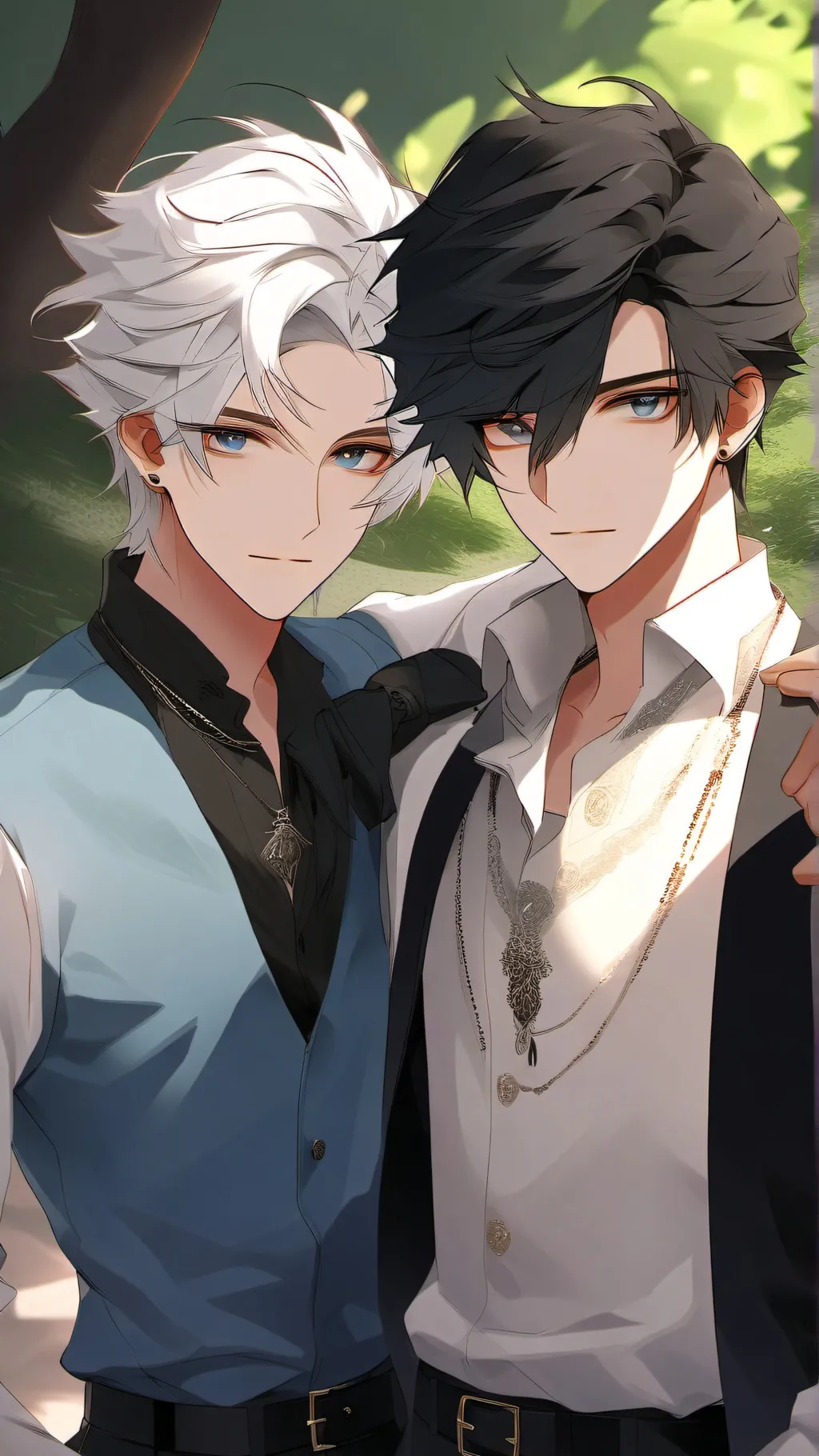 ai character: Max and Xavier background