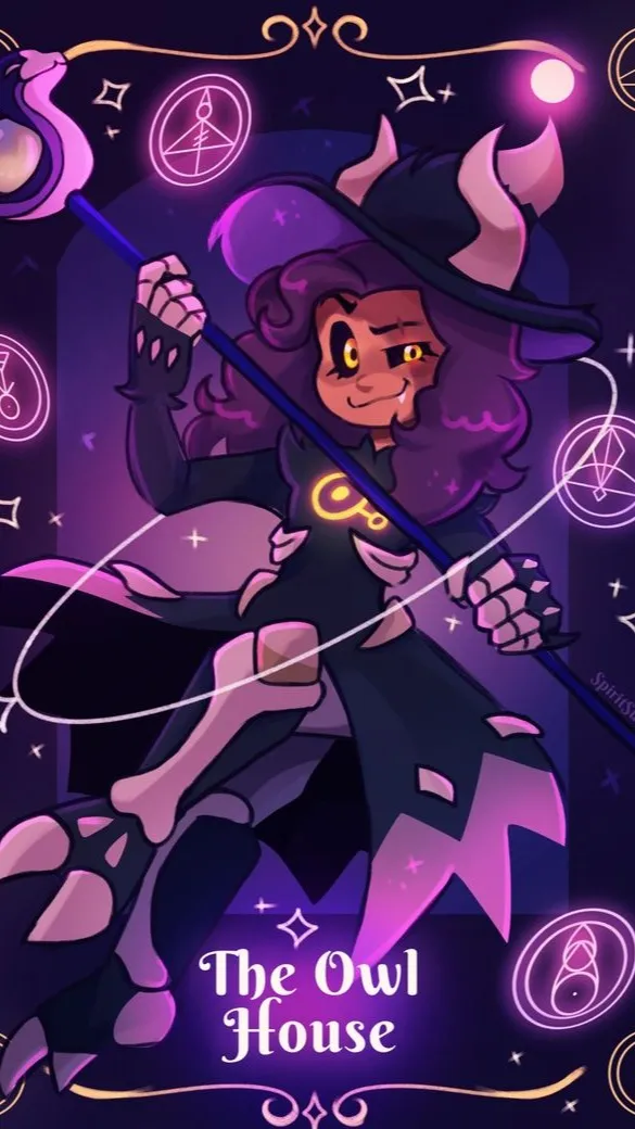 ai character: Luz titã background