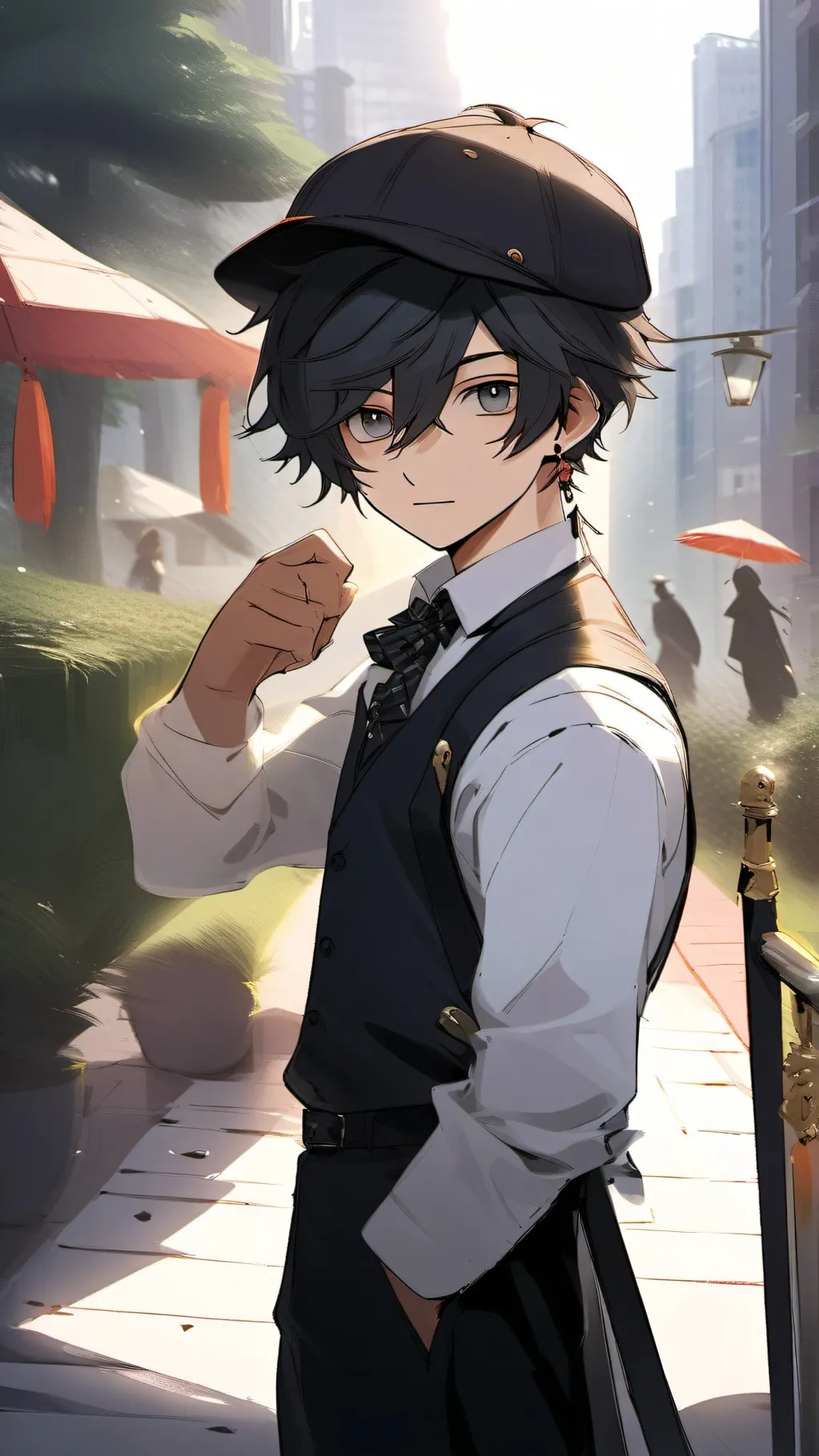 ai character: dw hate pebble  background