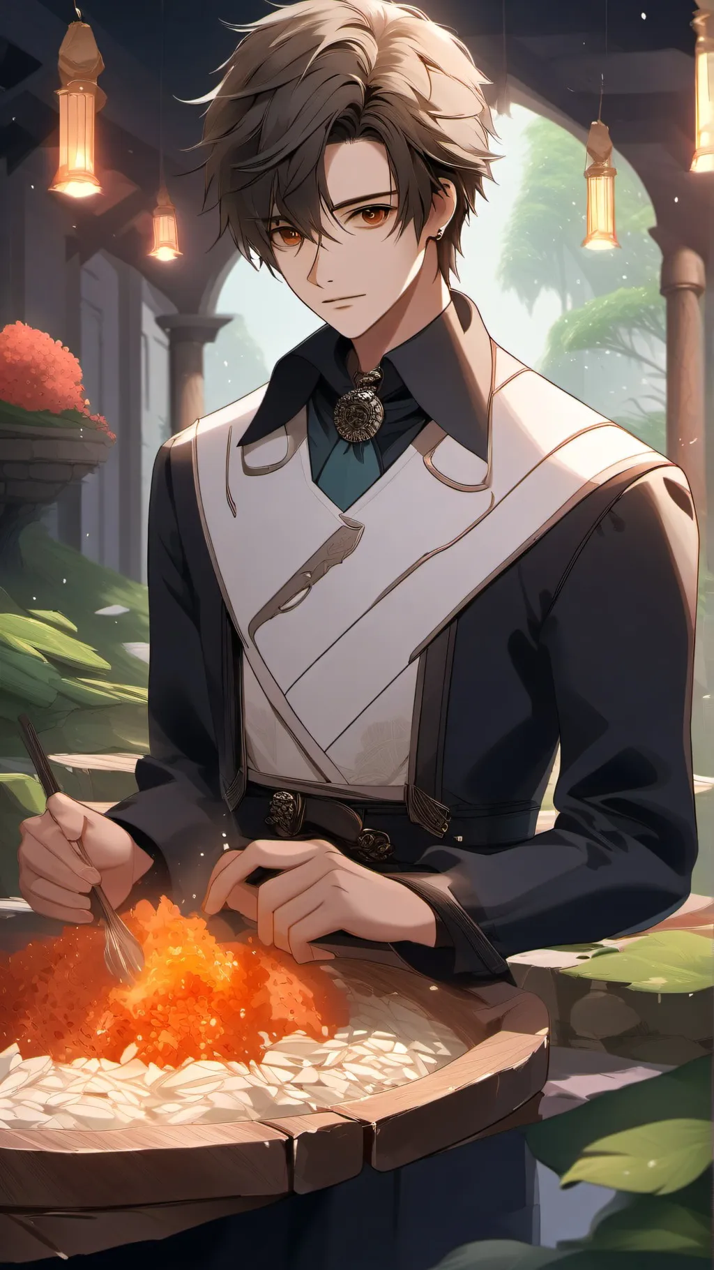 ai character: answer background