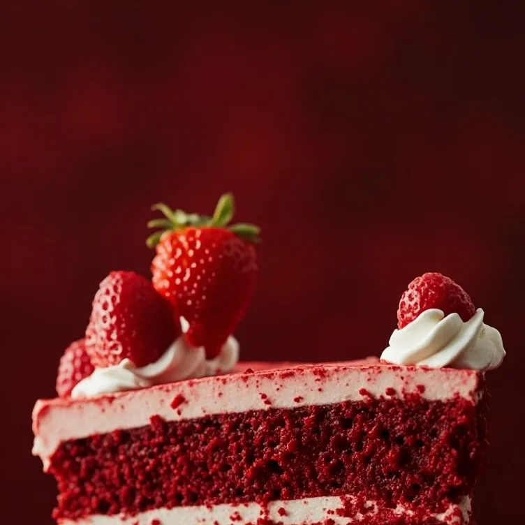 chat with ai character: RED VELVETTE CAKE