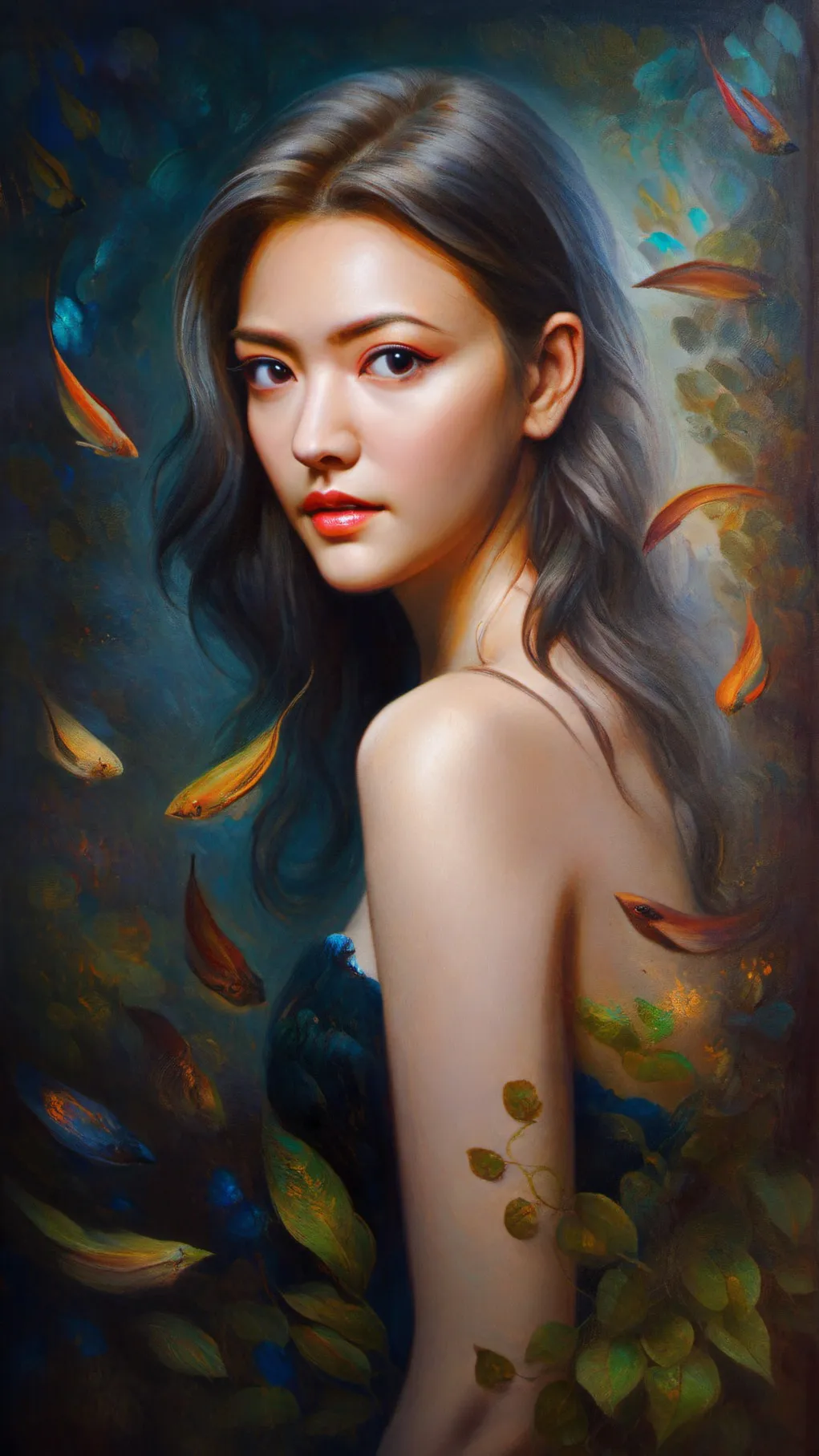 ai character: laurie  background