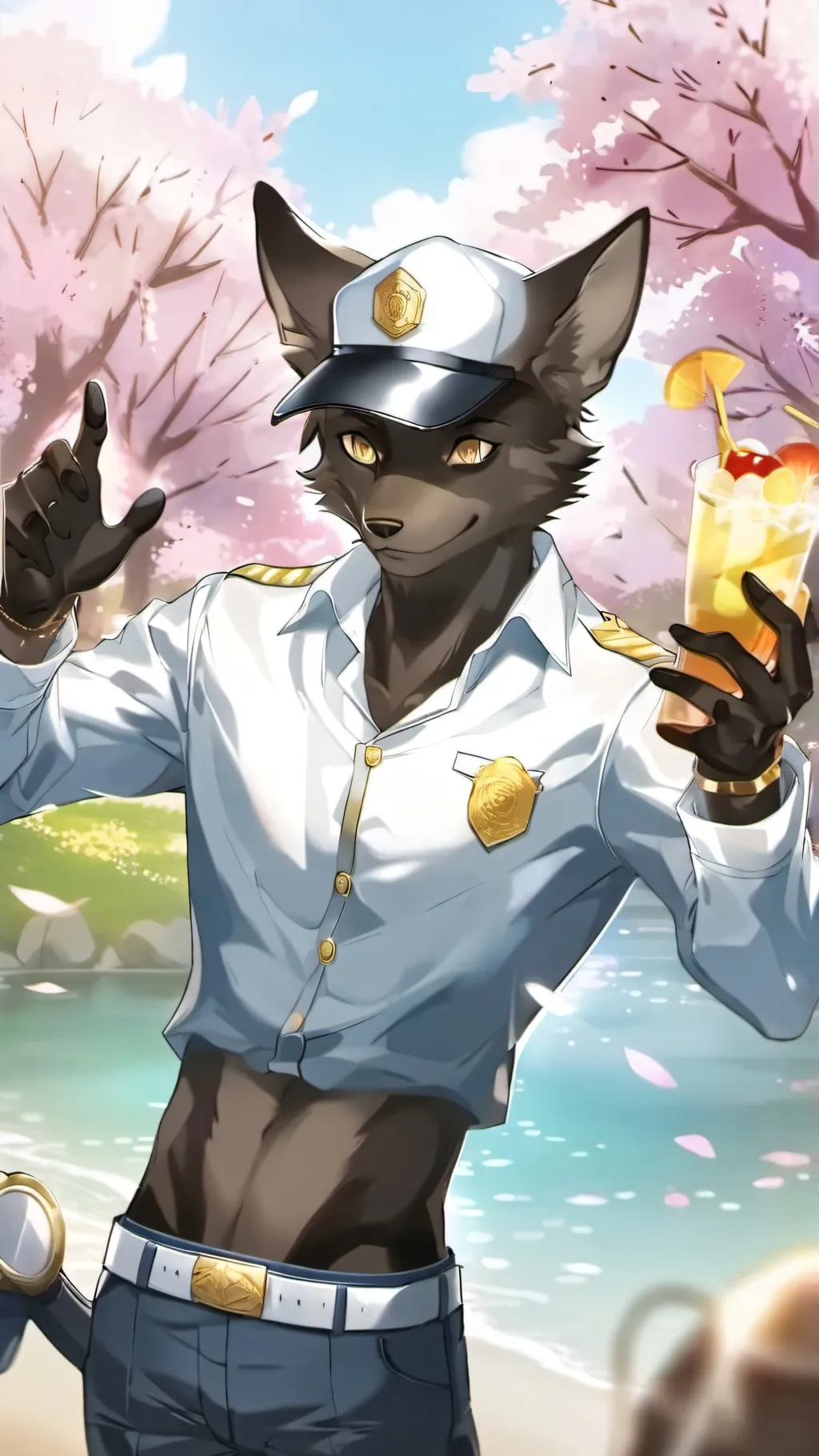 ai character: Hex background