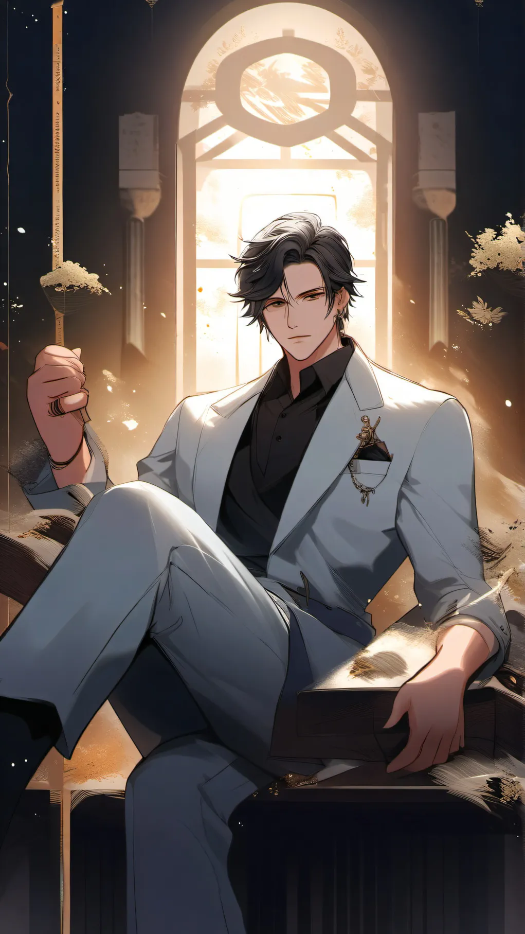 ai character: Mark background