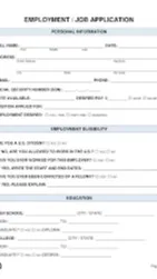 ai character: Job application  background