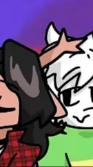 ai character: dess x asriel background