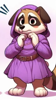 ai character: Loki the dog background