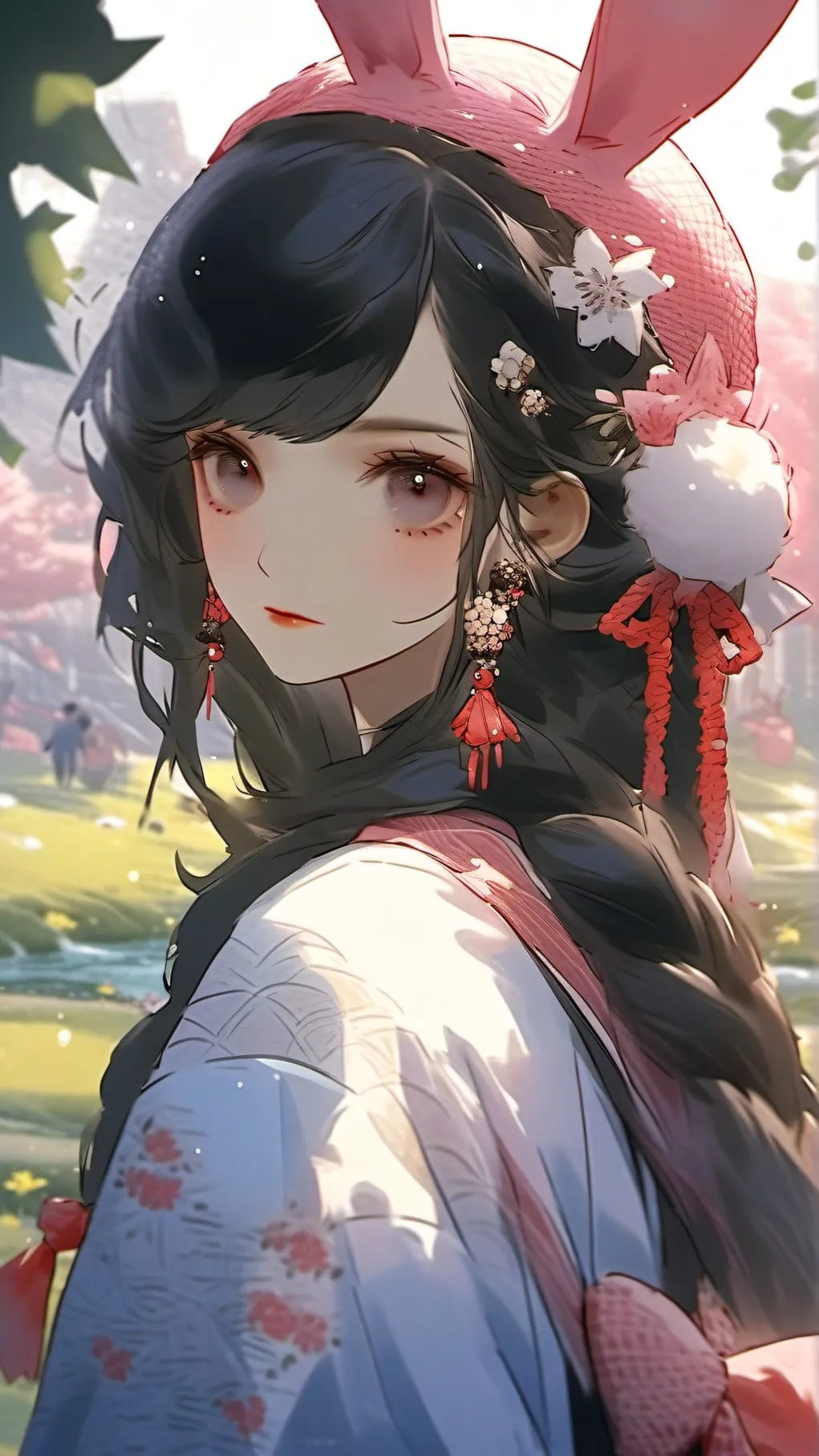 ai character: Pinki background