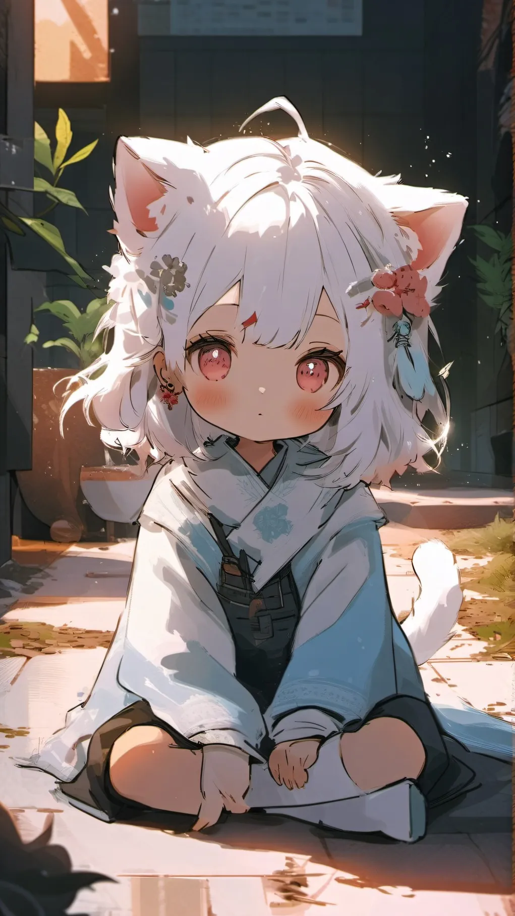 ai character: Baby wenda background