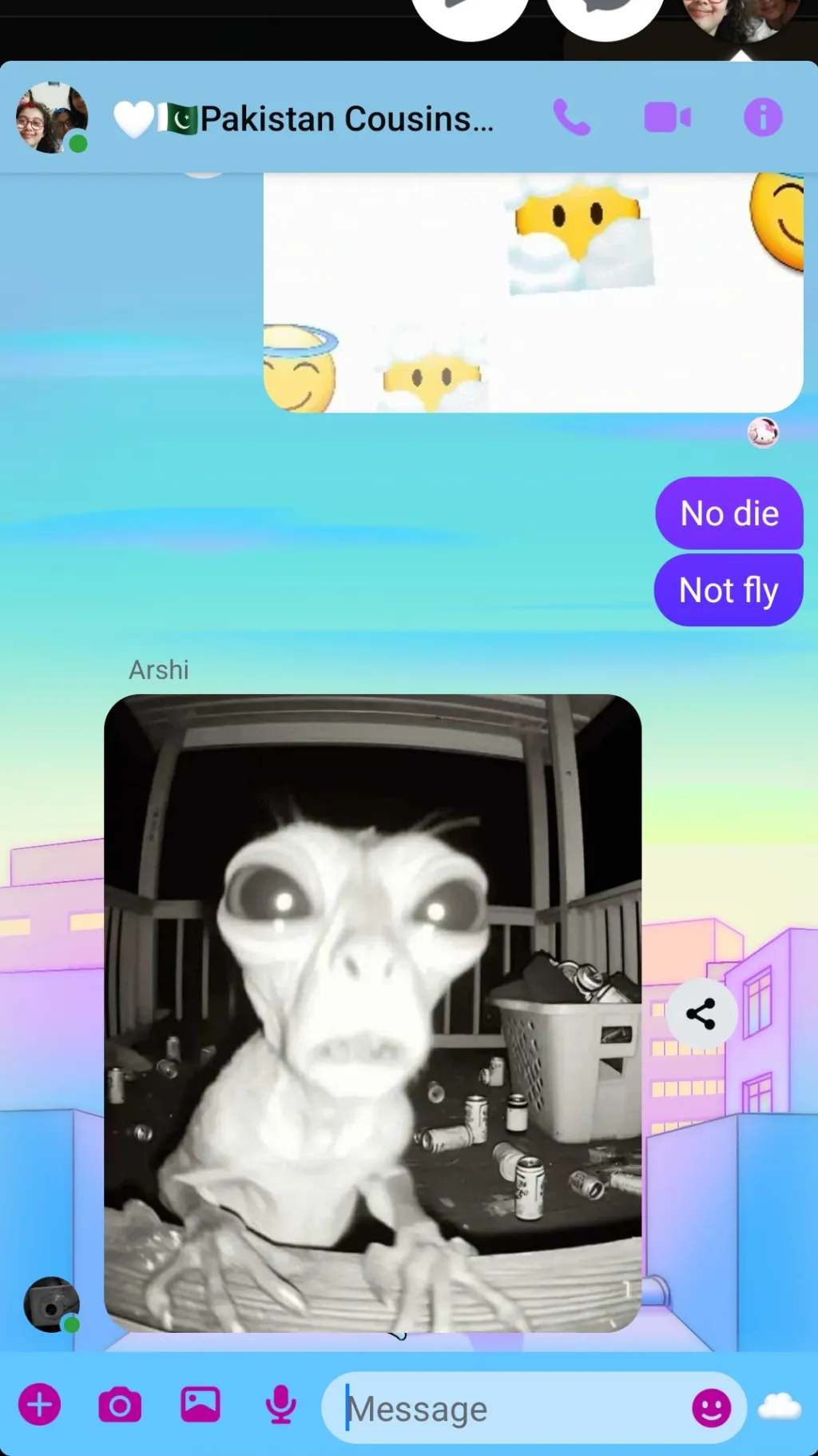 ai character: You pee  background