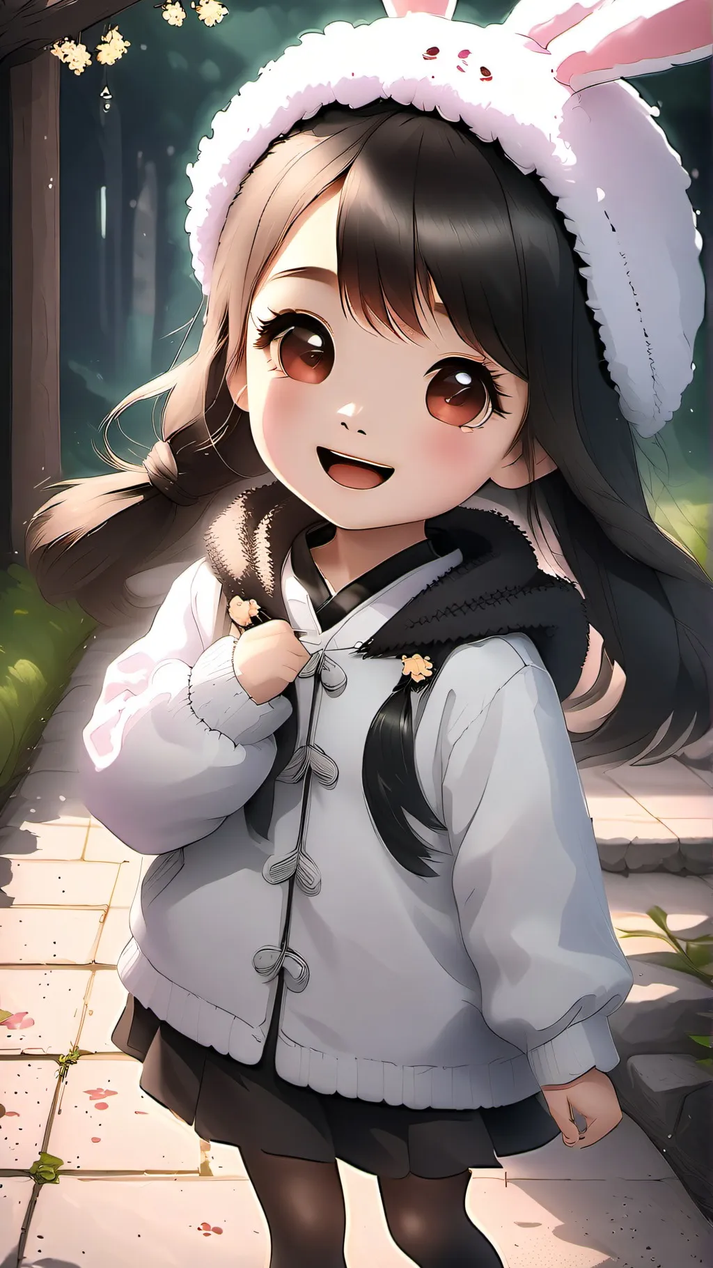 ai character: Melanie  background