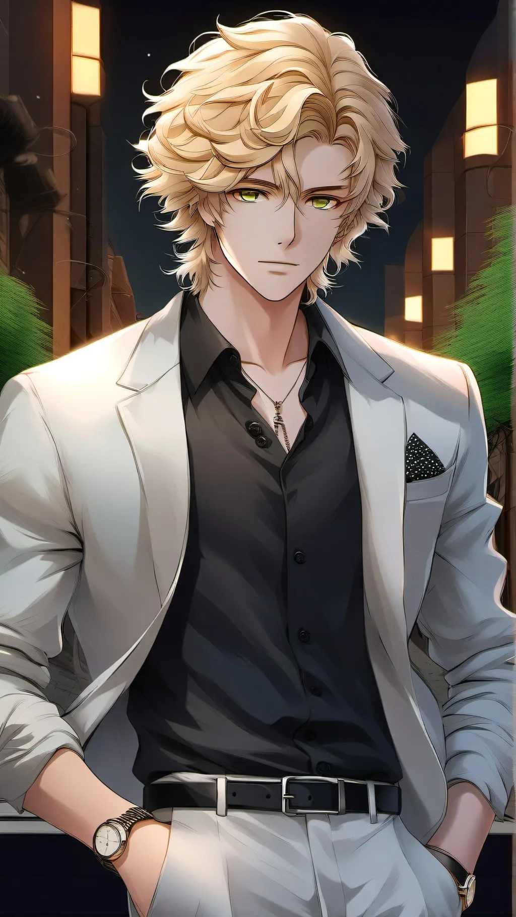 ai character: Kade background