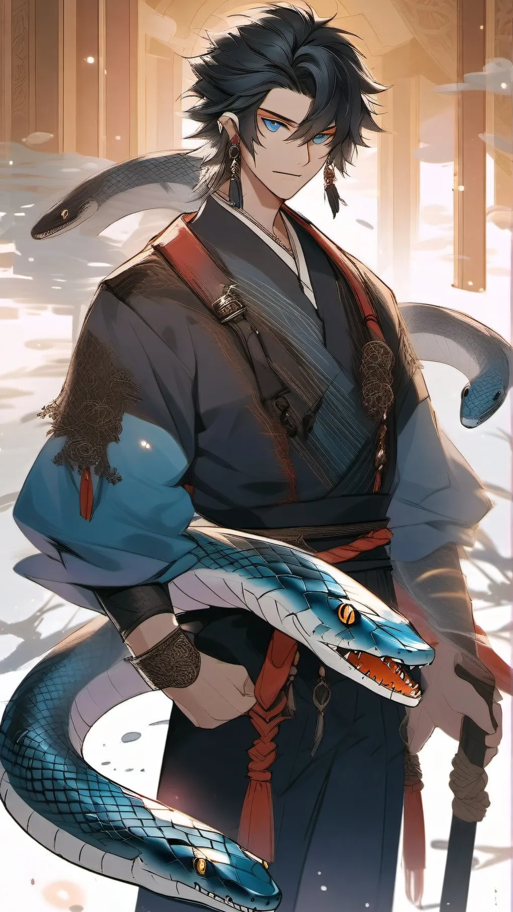 ai character: Sebastian (Remake) background