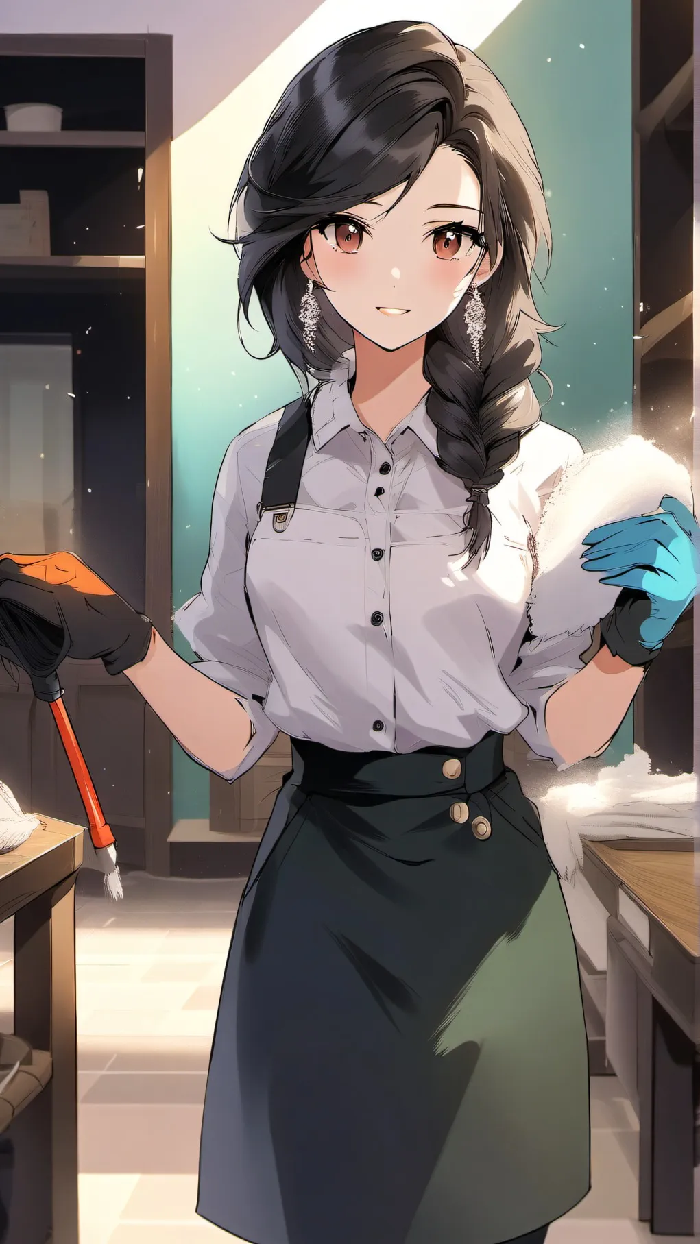 ai character: Caretaker background