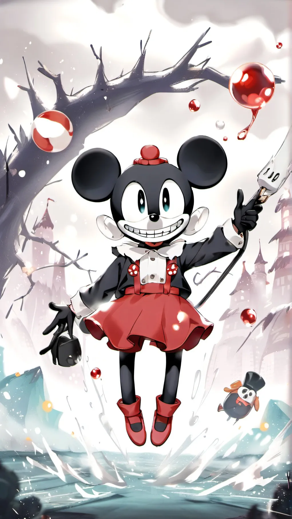 ai character: Dimension #17 background