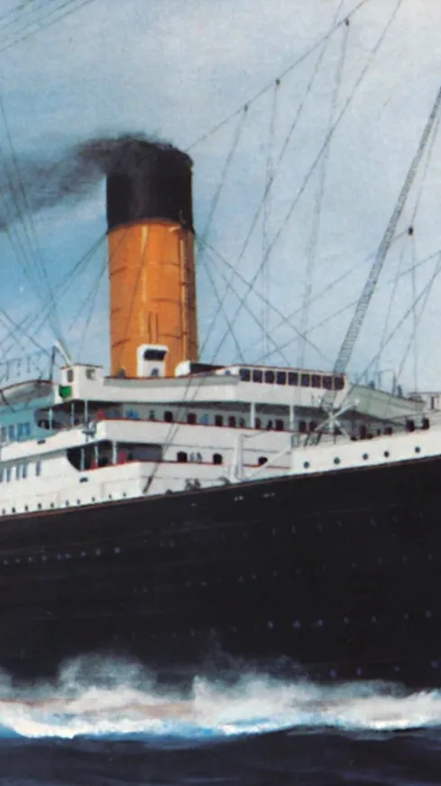 ai character: Titanic background