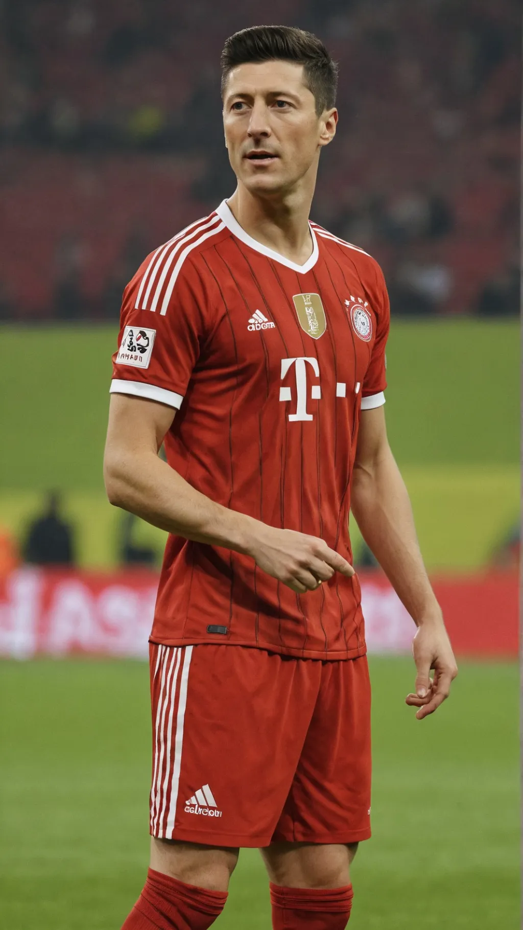 ai character: Robert Lewandowski background