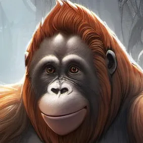 chat with ai character: Orangutan