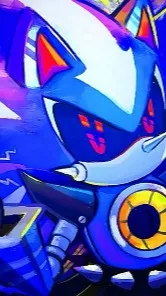 ai character: Neo-METAL-Sonic background