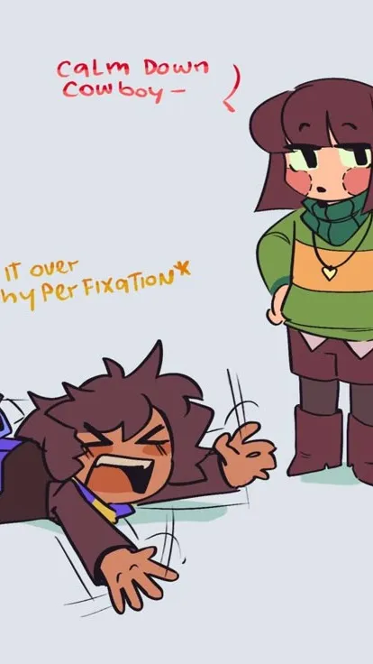 ai character: Undertale R&Y background