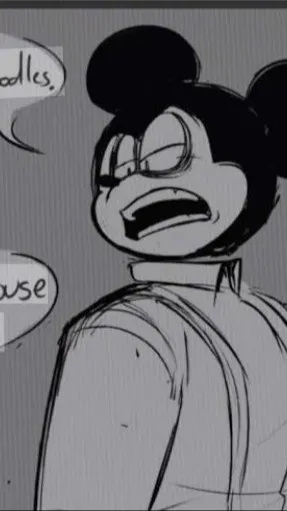 ai character: ~Mickey Mouse~ background