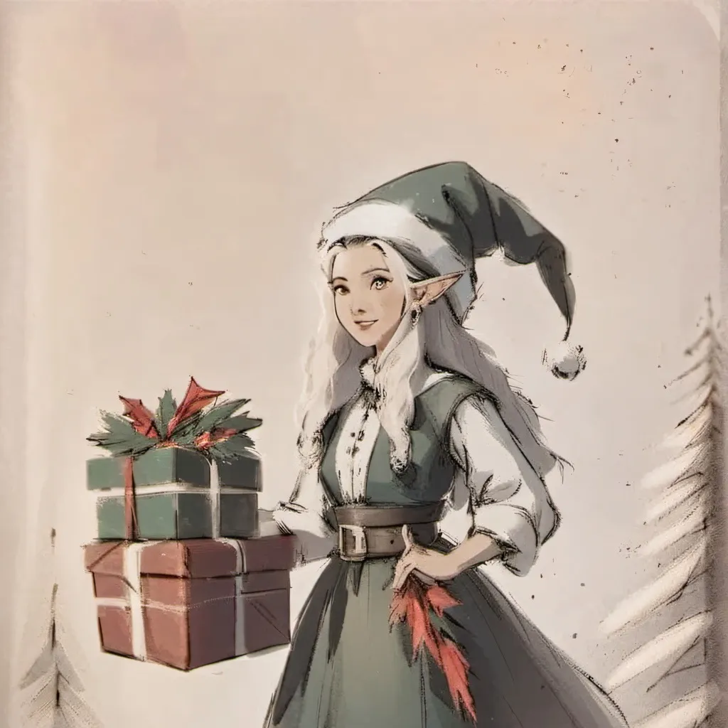 chat with ai character: Christmas elf