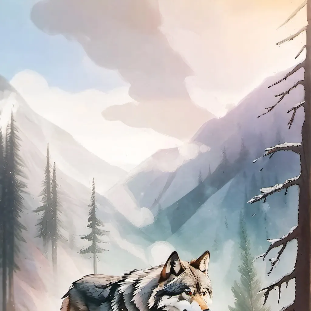 chat with ai character: Wolves vs coyotes 