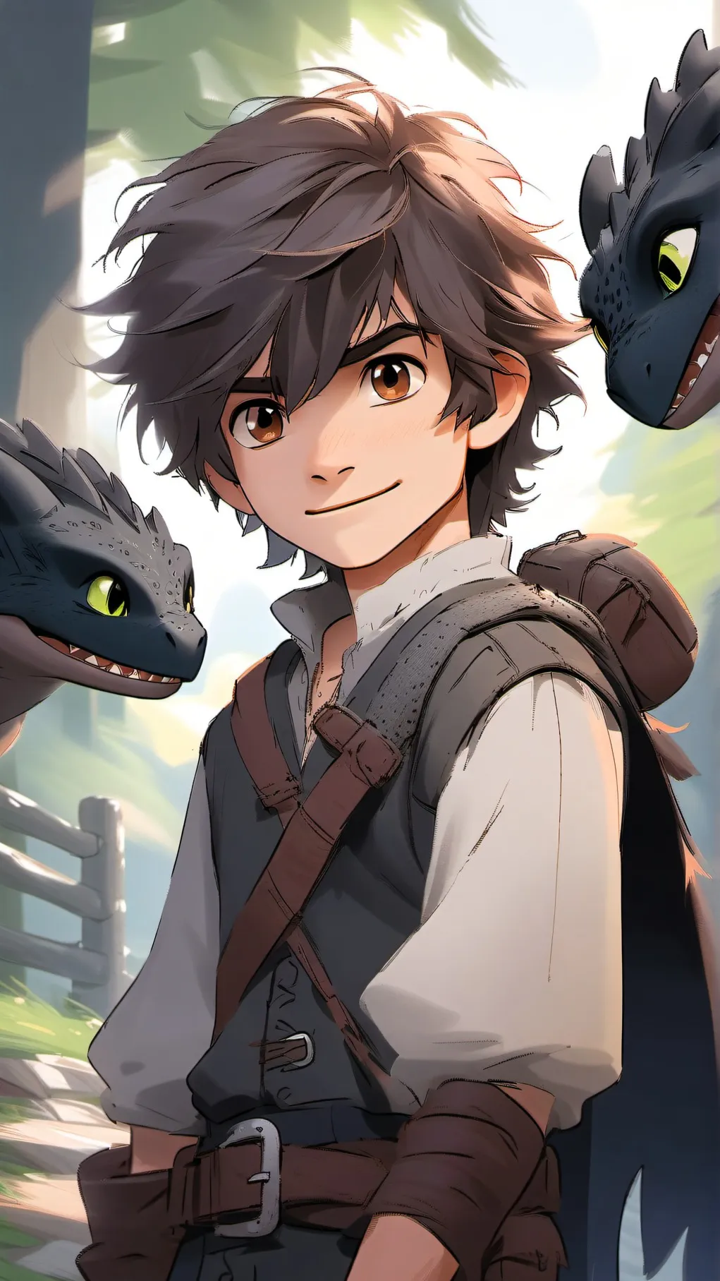 ai character: hiccup and tothles background