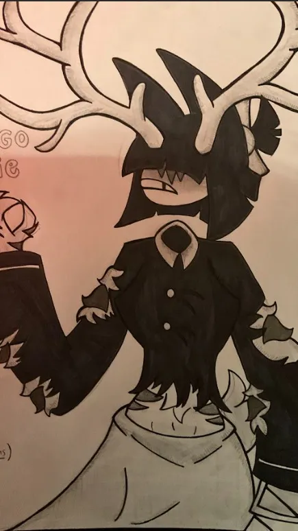 ai character: Wendigo Bloomie background