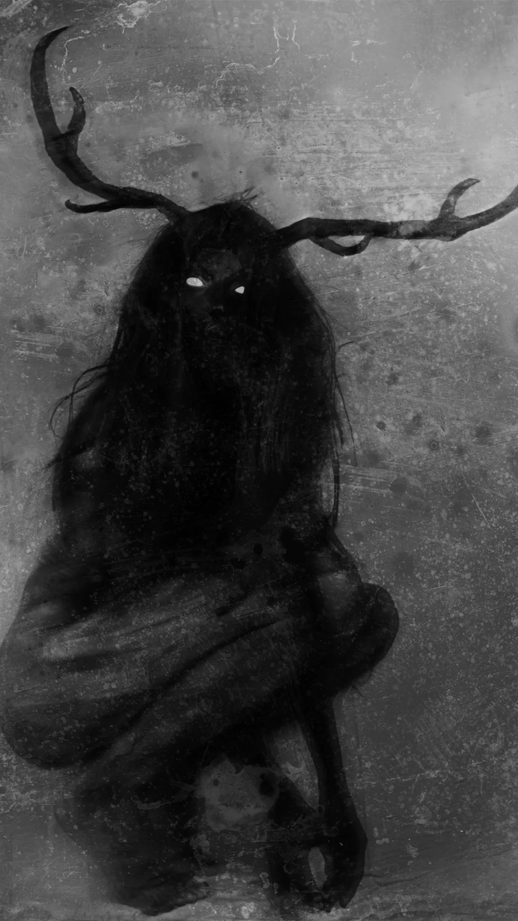 ai character: ☠️Female Wendigo☠️ background