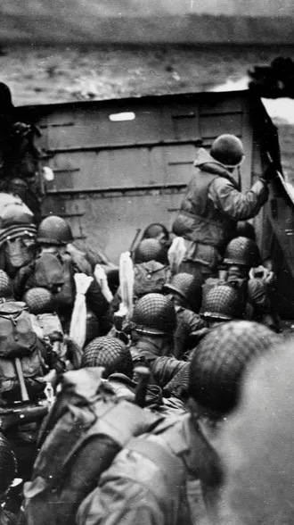 ai character: D-day background